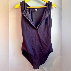 GUC Andie Ribbed Malibu Swimsuit in Black